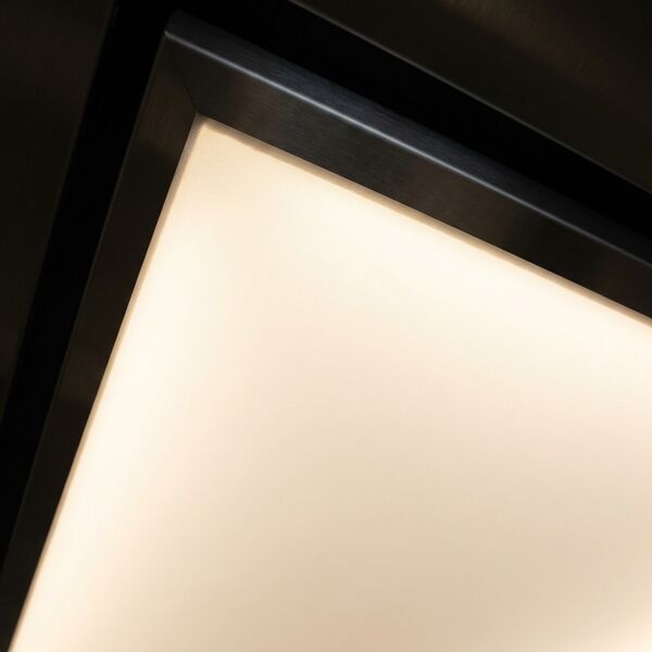 Bold contrast theme — ceiling detail with recessed downlights