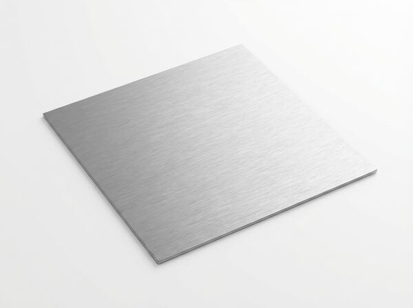 Brushed stainless material swatch — cab interior finish option