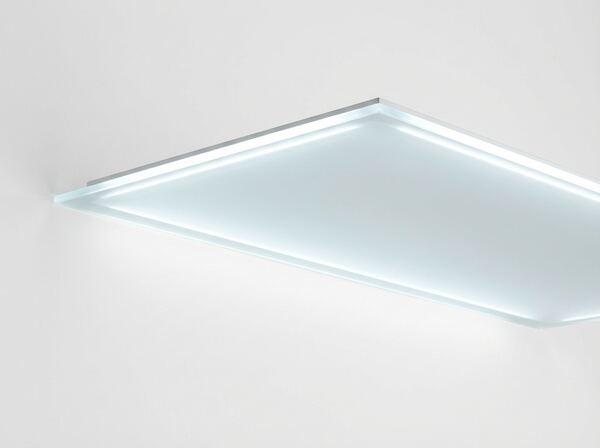 Edge-lit panel material swatch — cab interior finish option